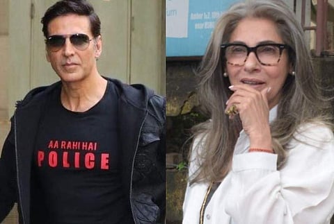 Akshay Kumar and Dimple Kapadia