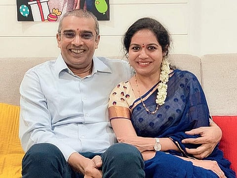 Sunitha Upadrastha and Ram Veerapaneni together