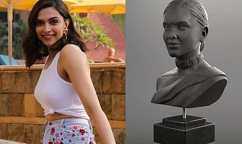 Deepika Padukone and her bust at Athens Airport