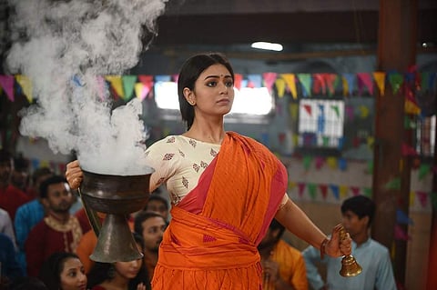 Ritabhari Chakraborty in Brahma Janen Gopon Kommoti