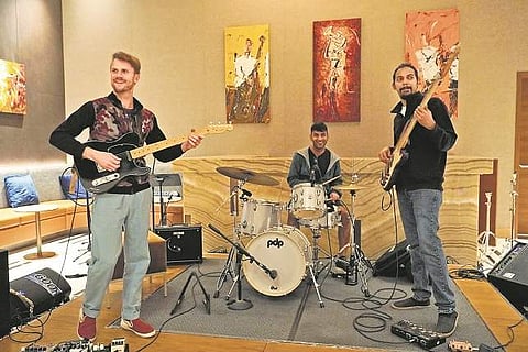 L:R Xander, Shreyas and Vinay