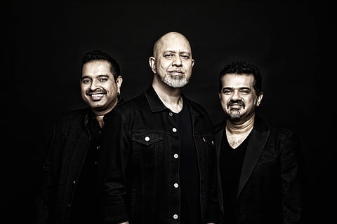(L-R): Shankar Mahadevan, Loy Mendonsa and Ehsaan Noorani