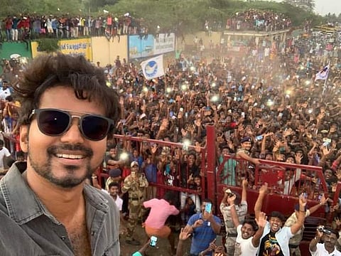 Vijay's selfie goes viral (Photo: IANS)