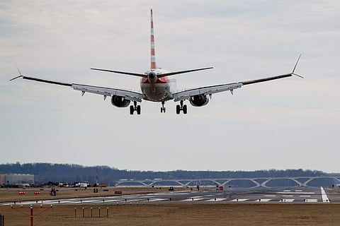 An American Airlines Boeing 737 Max 8 (Xinhua/Ting Shen/IANS)
