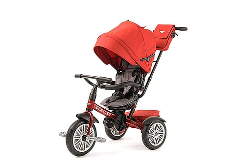 Bentley Stroller Trike: Designed and licensed by Bentley Motors, this Stroller/Trike transforms through phases for infants, toddlers and other age groups in multiple ways. INR 29,000.