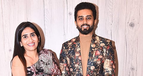 Nikitha Vijay with partner Ram