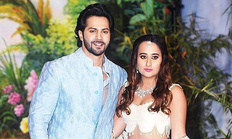 Varun Dhawan and Natasha Dalal