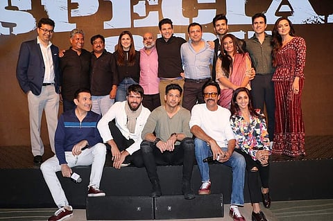 Cast and crew at Special Ops at trailer launch