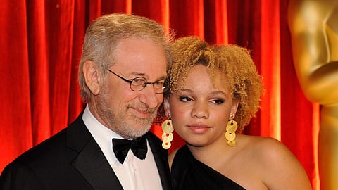 Mikaela with Spielberg