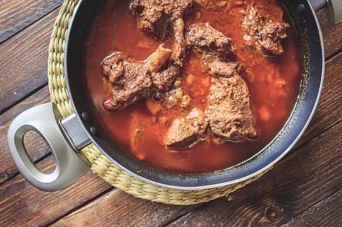 A mutton dish by Ghiza