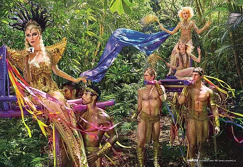 'Celebrate'. Images from David LaChapelle's Lavazza 2020 Calendar shoot themed, ‘Earth CelebrAction’. All pictures by David LaChapelle, courtesy Lavazza.