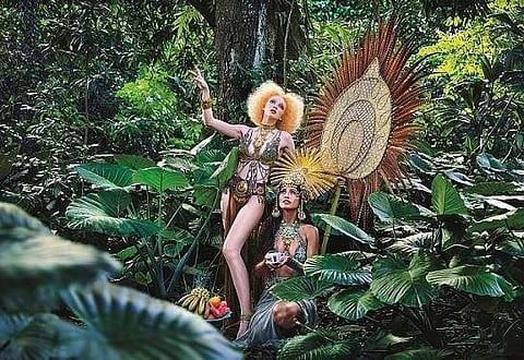 'Honour' from the shoot ‘Earth CelebrAction’ by David LaChapelle; courtesy Lavazza