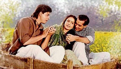 A poster of Karan Arjun