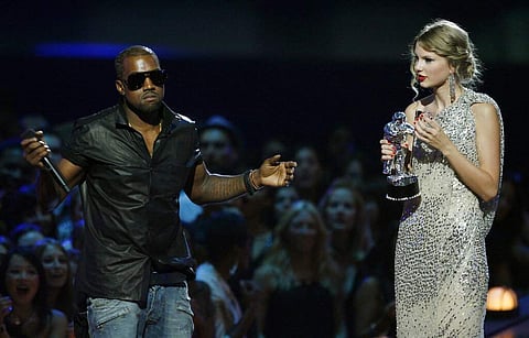 Kanye West & Taylor Swift (AP Photo/Jason DeCrow, File)