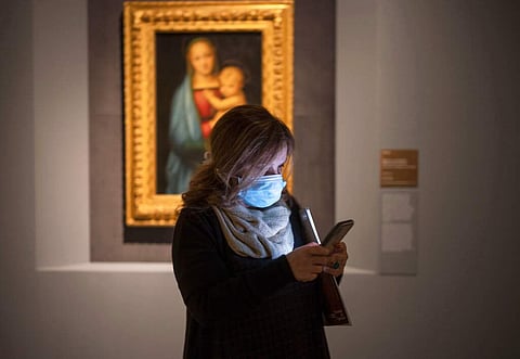 At Raffaello, the Raphael exhibition in Rome (AP Photo/Domenico Stinellis)