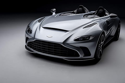 Aston Martin V12 Speedster, by British marque’s bespoke service ‘Q by Aston Martin’, makes its global debut with just 88 limited-edition models set to hit the road. All pics courtesy: Aston Martin.
