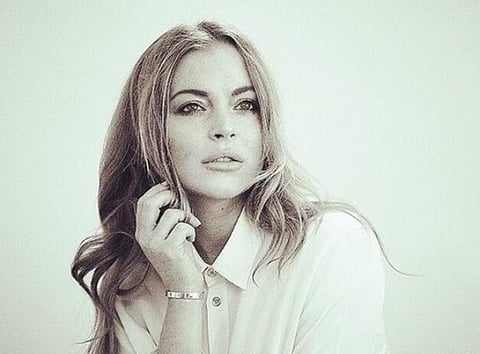 Lindsay Lohan (Source: Twitter)