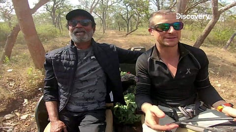 Rajinikanth and Bear Grylls