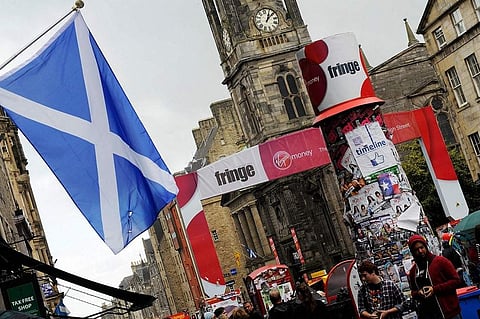 A scene from the Edinburgh Fringe Festival (AFP/Andy Buchanan)