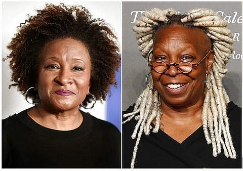 Wanda Sykes, Whoopi Goldberg (AP Photo)