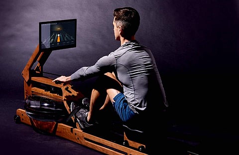 Ergatta Connected Rower: An elegant device loaded with high-tech gaming-based software for best workout possible. Portable with 17.3” screen, uses water for quiet, smooth resistance. INR 1.5 lakh.