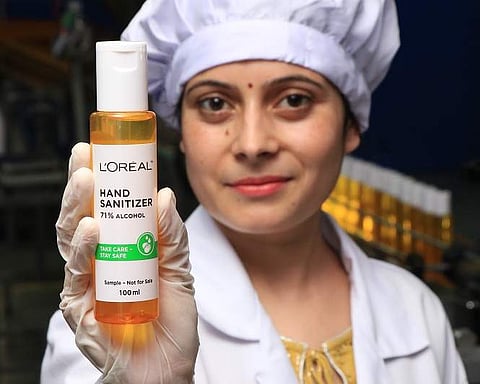 L'Oreal India Sanitizer