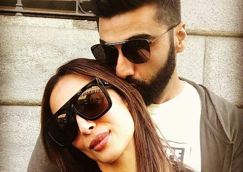 Arjun Kapoor with Malaika Arora