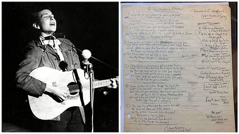 Bob Dylan lyrics