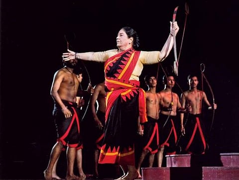 Usha Ganguli in one of her plays