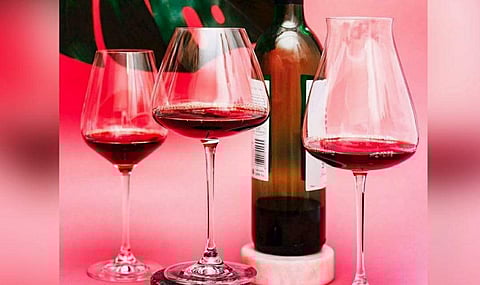 (L-R) Crisp White, Elegant Red and Robust Red from the Lucaris' Desire Collection. While Elegant Red and Robust Red are for Burgundy, Crisp White is for Chardonnay.