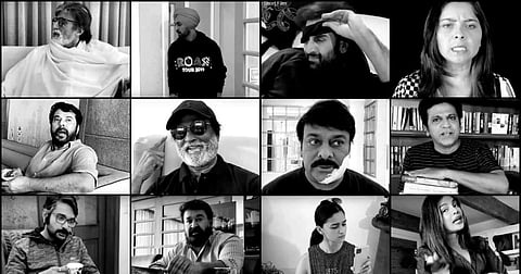 Watch: Big B, Rajinikanth, Mammootty, Priyanka, Alia, among other stars join hands for short film to spread corona awareness