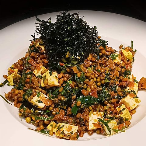 Hara Moong Palak Paneer