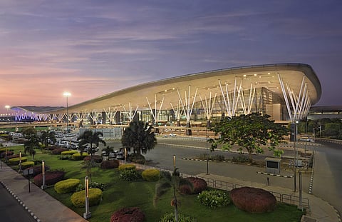 A view of the Kempegowda International Airport terminal