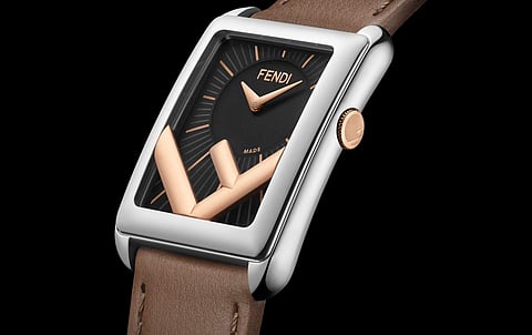 Fendi unveils Run Away Rectangle, a reinterpretation of one of their classic timepieces