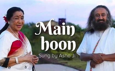 Asha Bhosle and Sri Sri Ravi Shankar