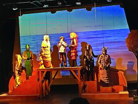 A still from James and the Giant Peach