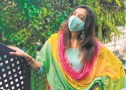 Nanditha Ramesh sports a creation from her rband