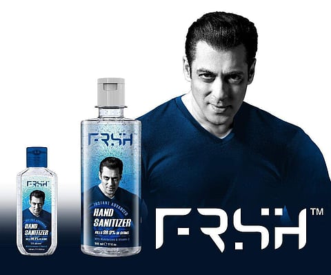 Salman launches FRSH (Photo: IANS)