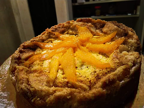 Mango tart