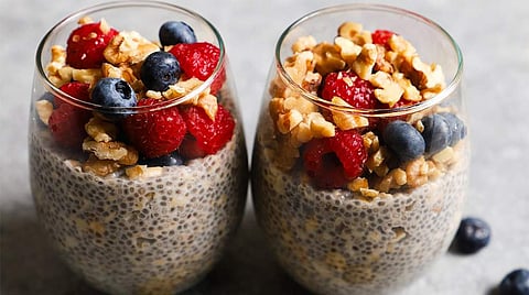 Recipe: This make-ahead chia oat bowl is so good for you and takes less than five minutes!