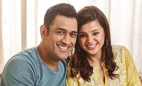 Dhoni and Sakshi