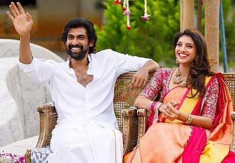 Rana Daggubati and Miheeka Bajaj, image courtesy: Rana's Instagram