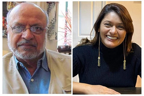 Shyam Benegal and Pallavi Joshi