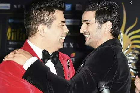 Karan Johar with Sushant