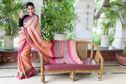 The Saffron Saga helmed by Nirupama Sharma and Anjana Bhamra is set to enhance your workwear wardrobe with their saris