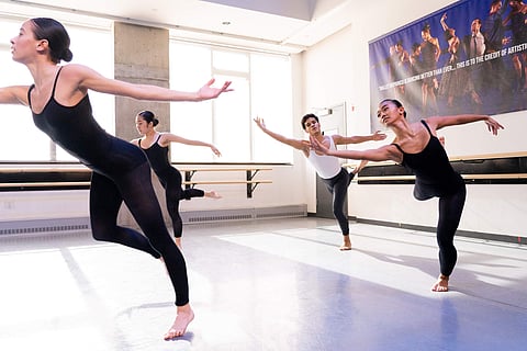 A scene from one of the classes