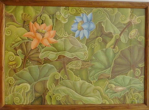 A painting by PK Sadaanandan