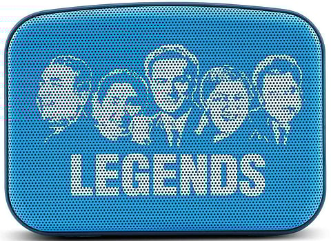 Saregama Carvaan with the faces of some of India’s legendary singers