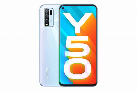 Vivo Y50 with 4 cameras now in India at a price of Rs 17,990