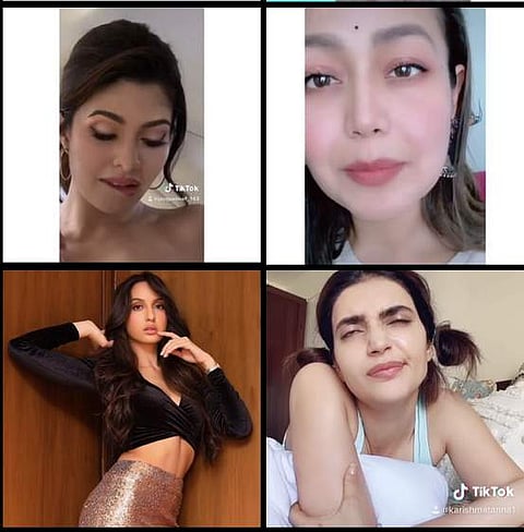 Celebrities who were active on TikTok